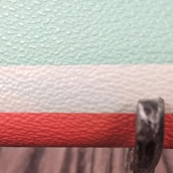 Kate Spade New York Neda Grove Street Dune Stripe Leather Zip Around Wallet EUC - Picture 11 of 11